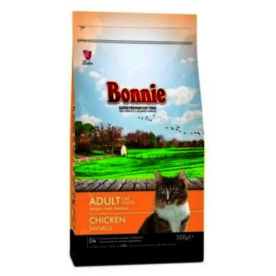 Bonnie Adult Cat Food – Chicken 0.5kg