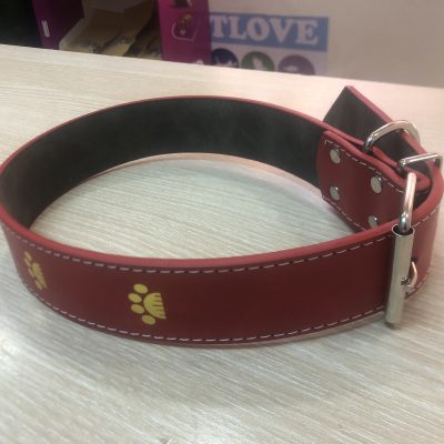 Large leather dog collar
