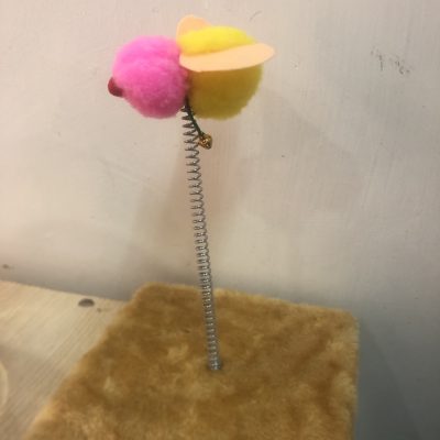 Cat spring play toy